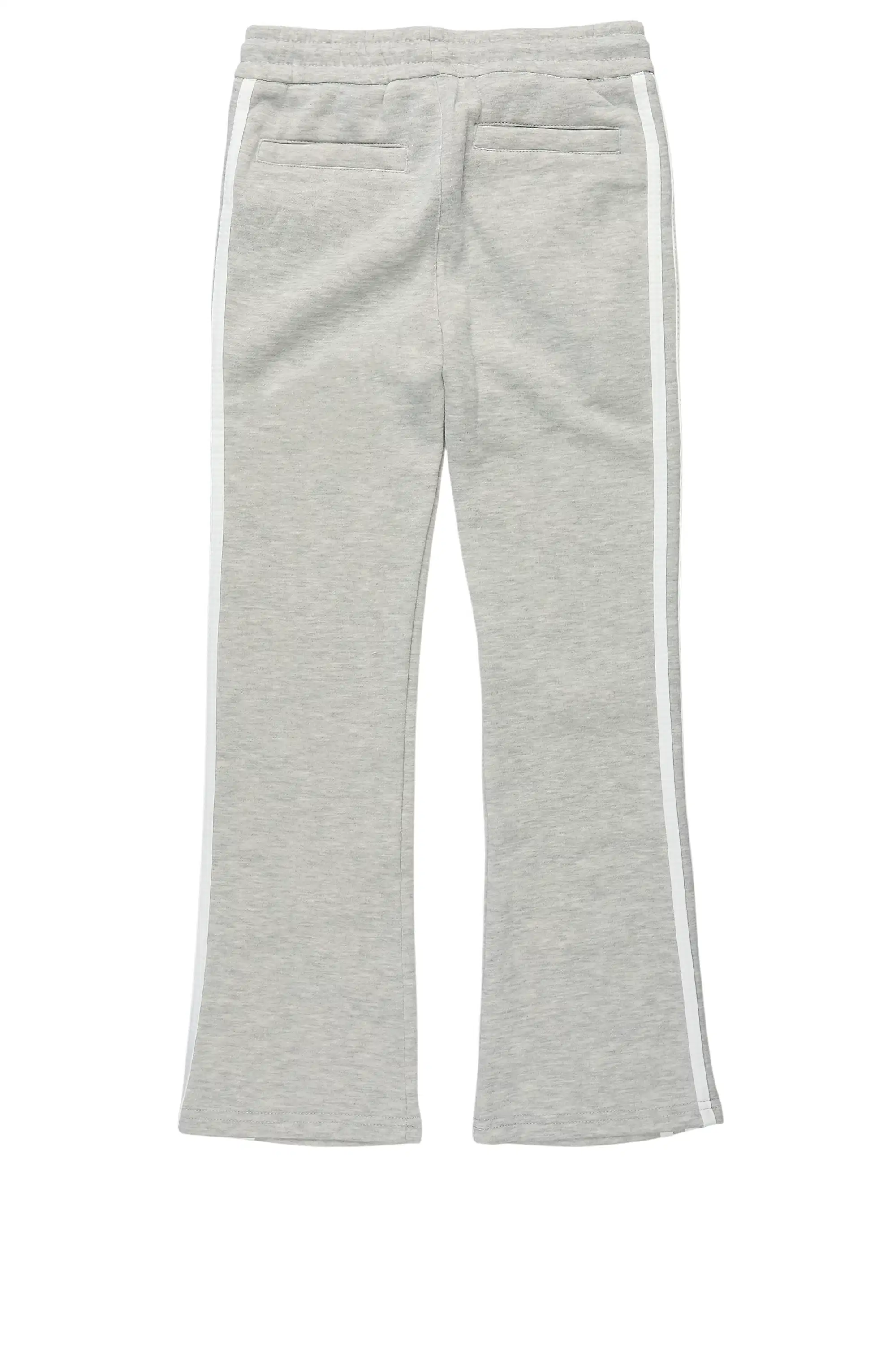 Boys Gerrit Grey Stacked Baggy Track Pant - Image 8