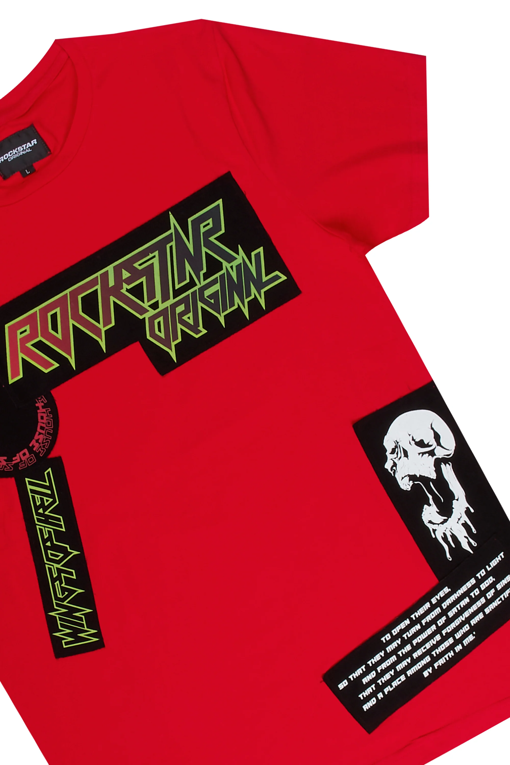 Boys Garland T-Shirt Trackset-Red - Image 5