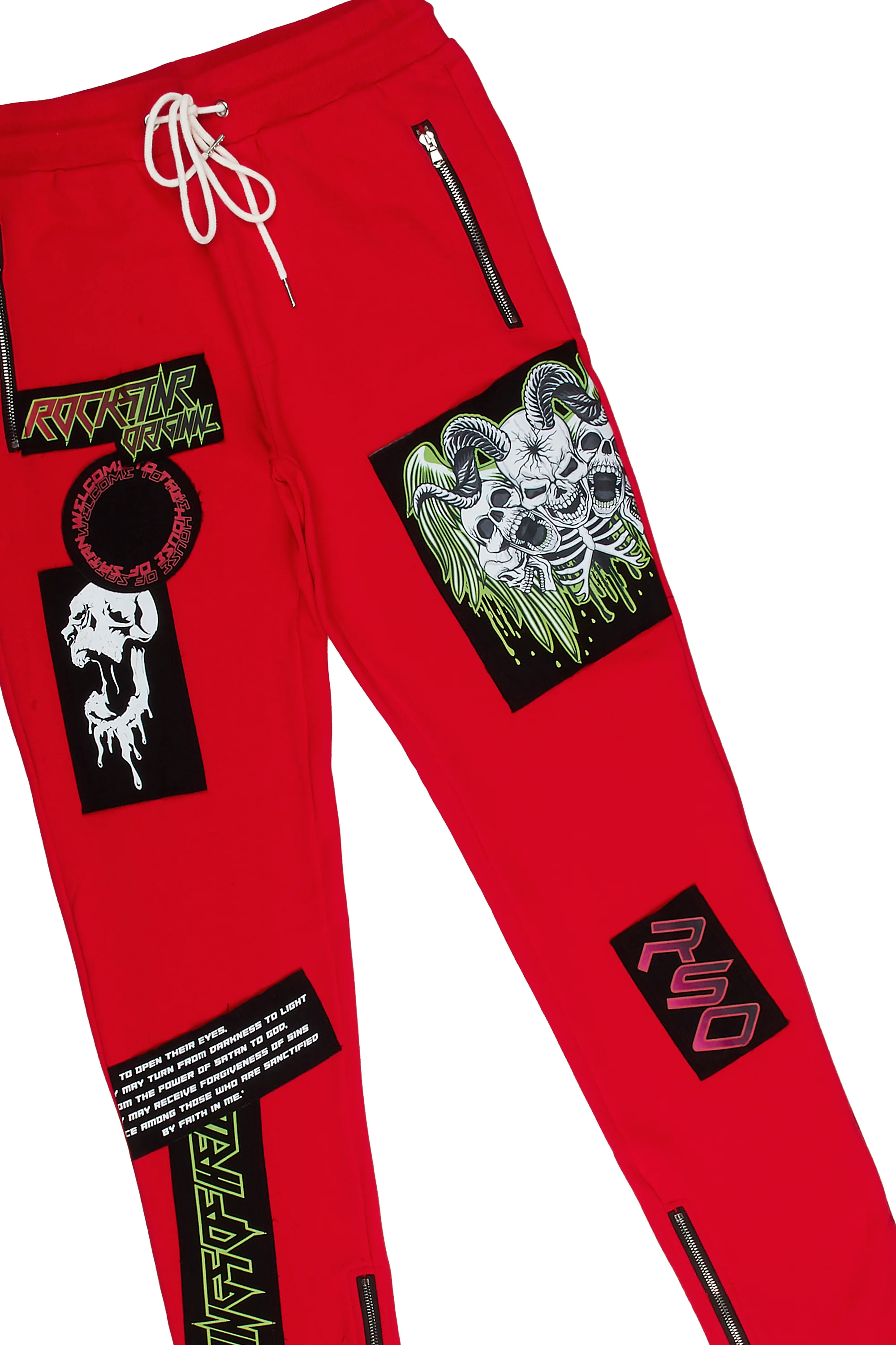 Boys Garland T-Shirt Trackset-Red - Image 6