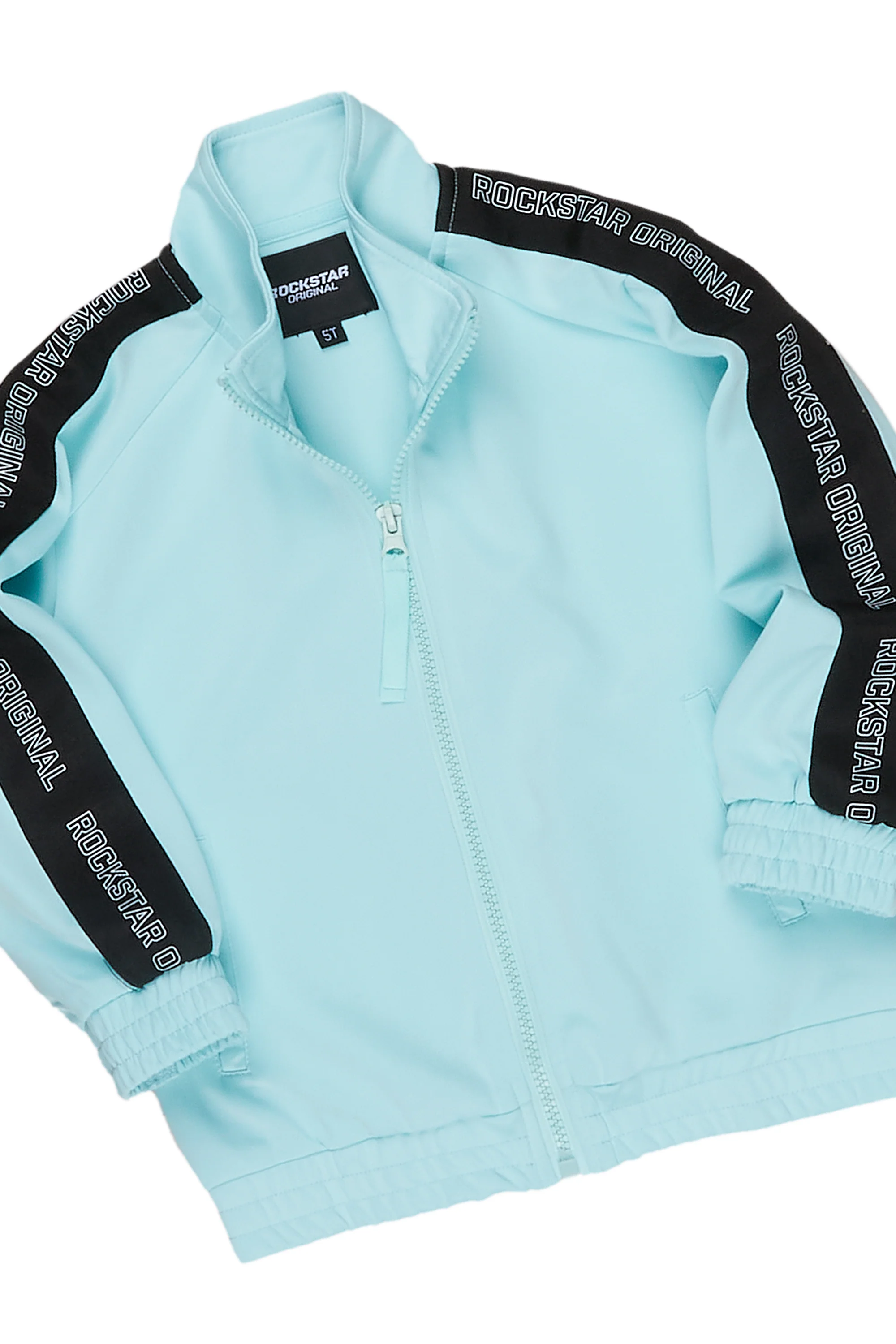 Boys Heir Aqua Zipper Jacket Track Set - Image 3