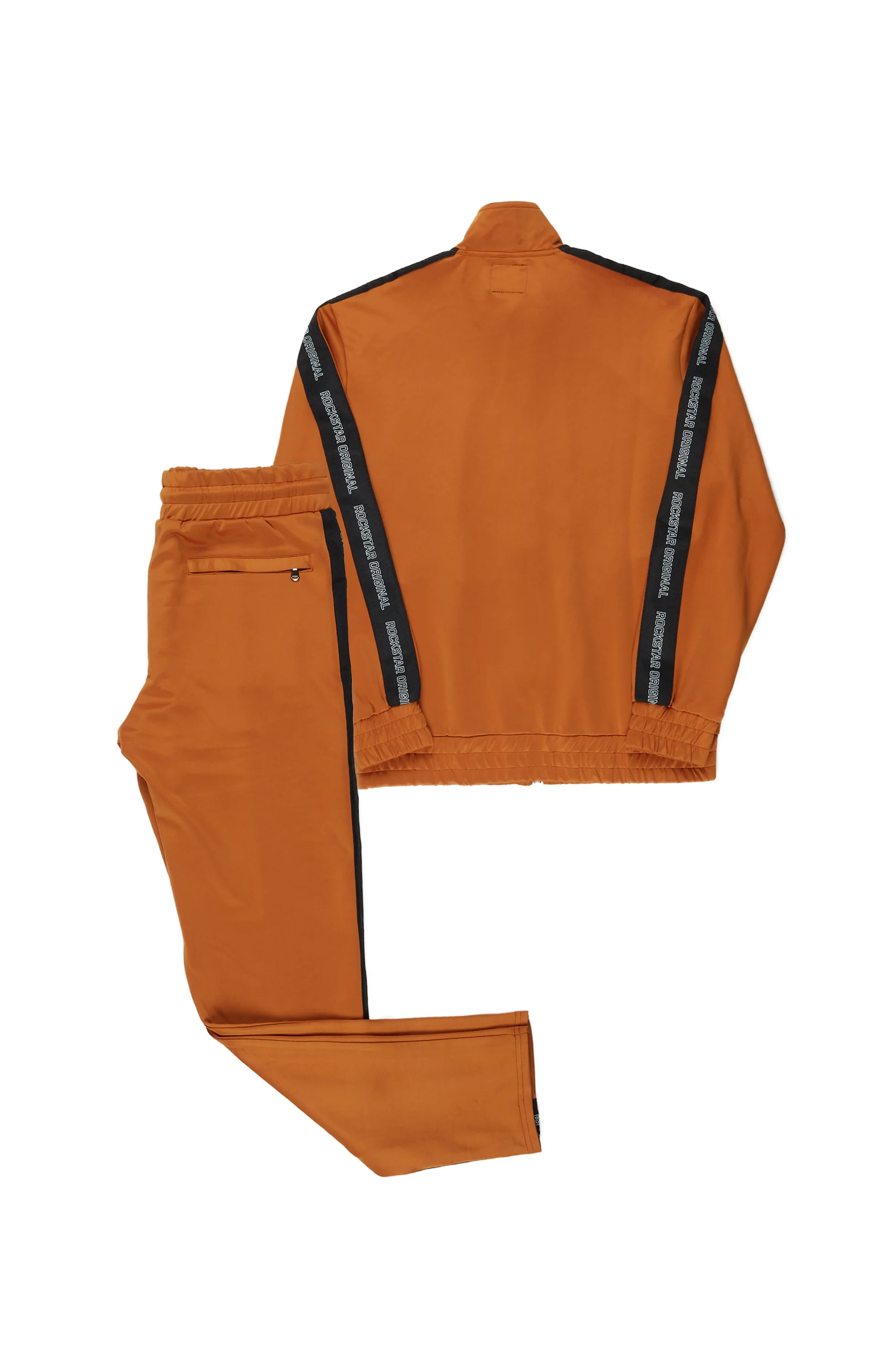 Boys Heir Camel Zipper Jacket Track Set - Image 4