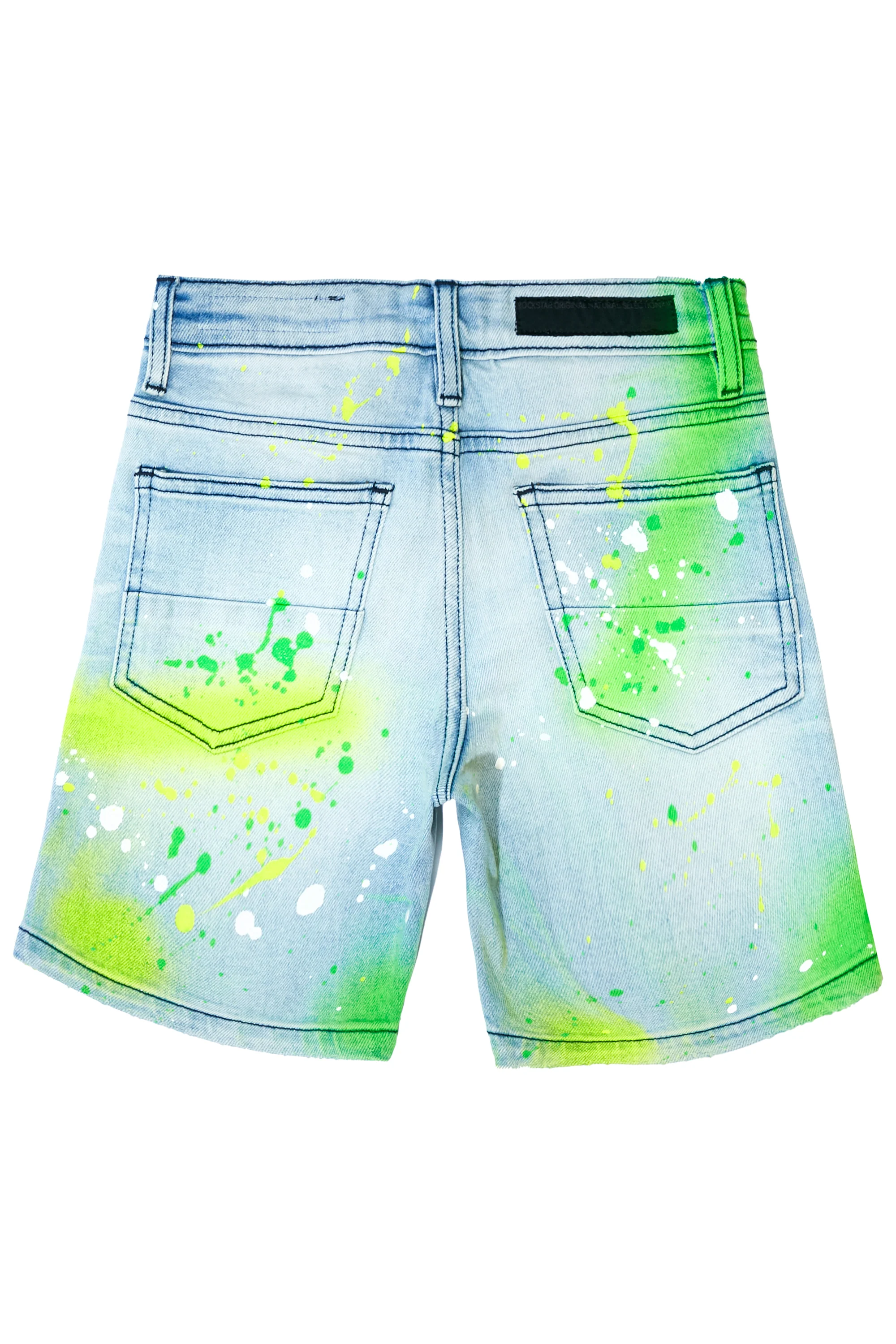 Kids Sable Printed Short-Yellow - Image 5