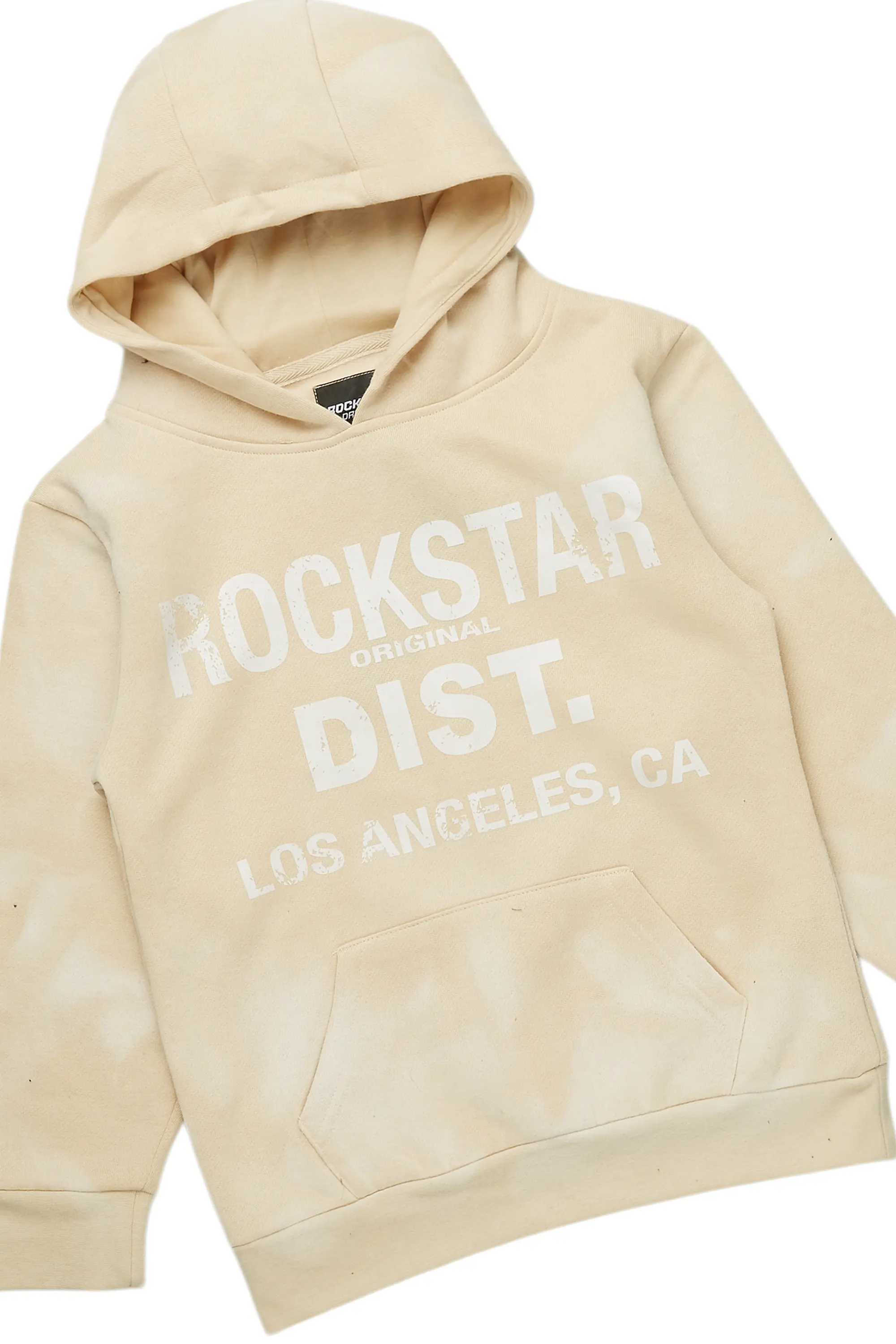 Boys Nelly Beige Baggy Fit Track Set - Image 6