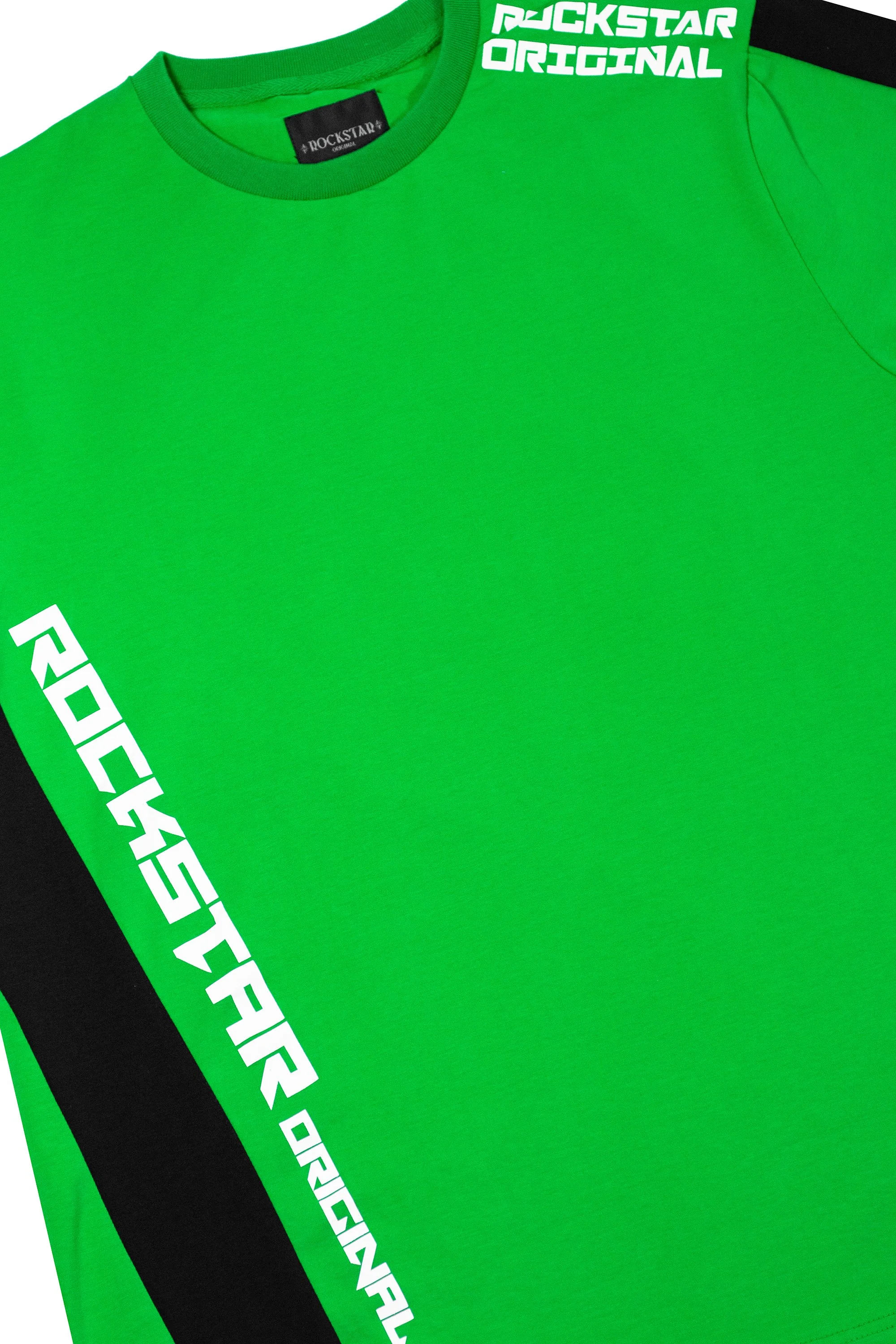 Kids Wade T-Shirt Track Set- Green - Image 4