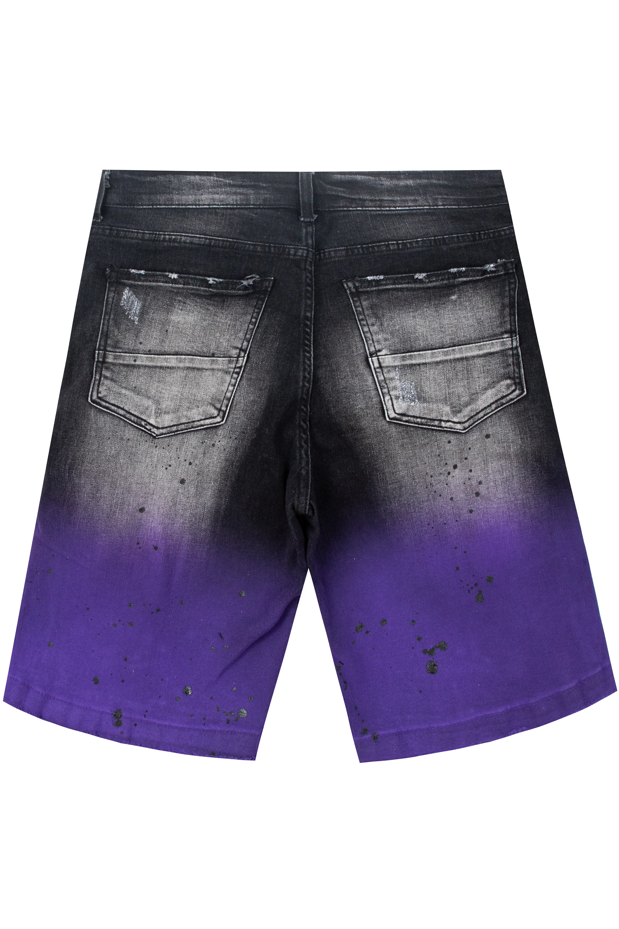 Balbo Printed Short-Purple - Image 3