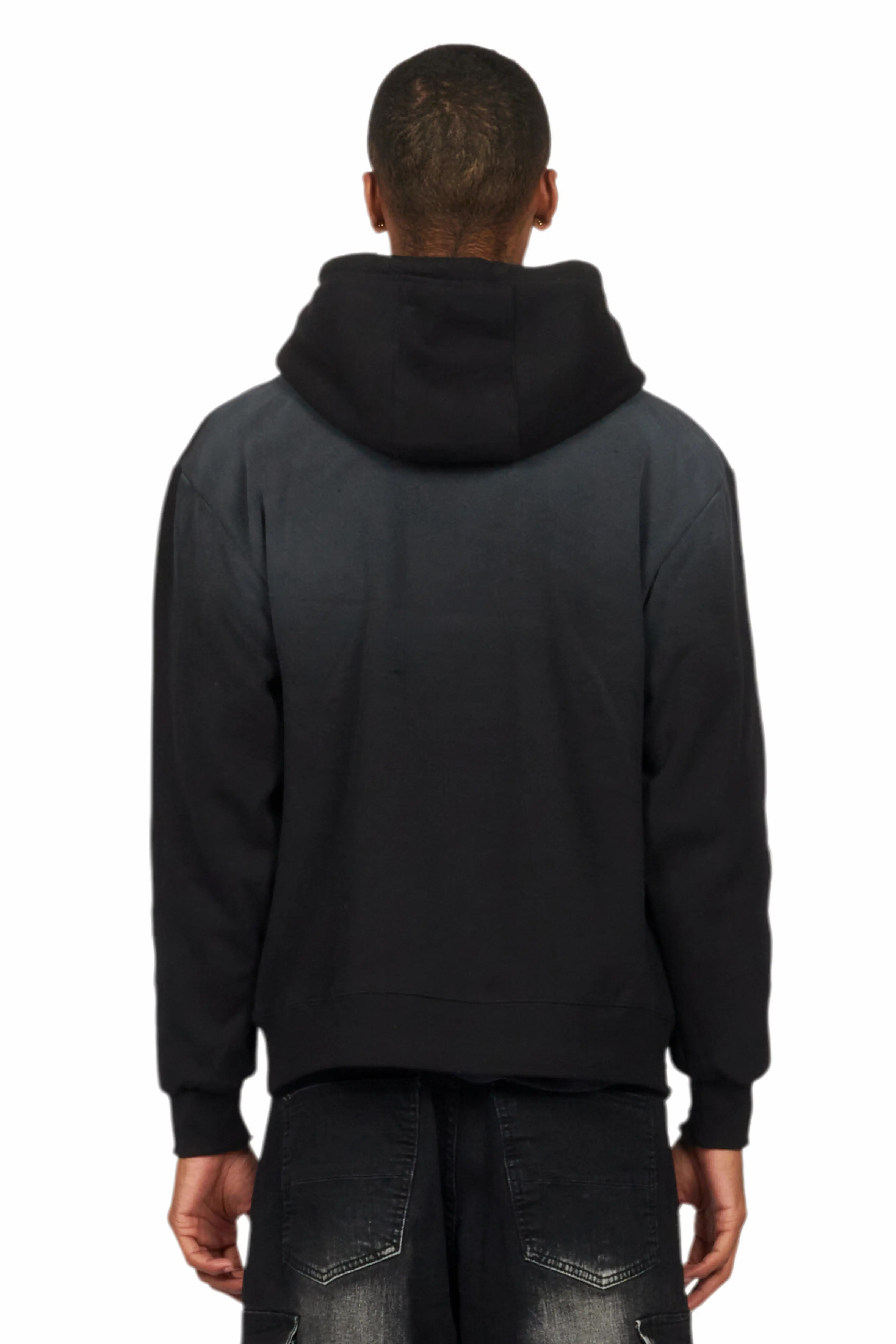 Bubble Black Graphic Hoodie - Image 9