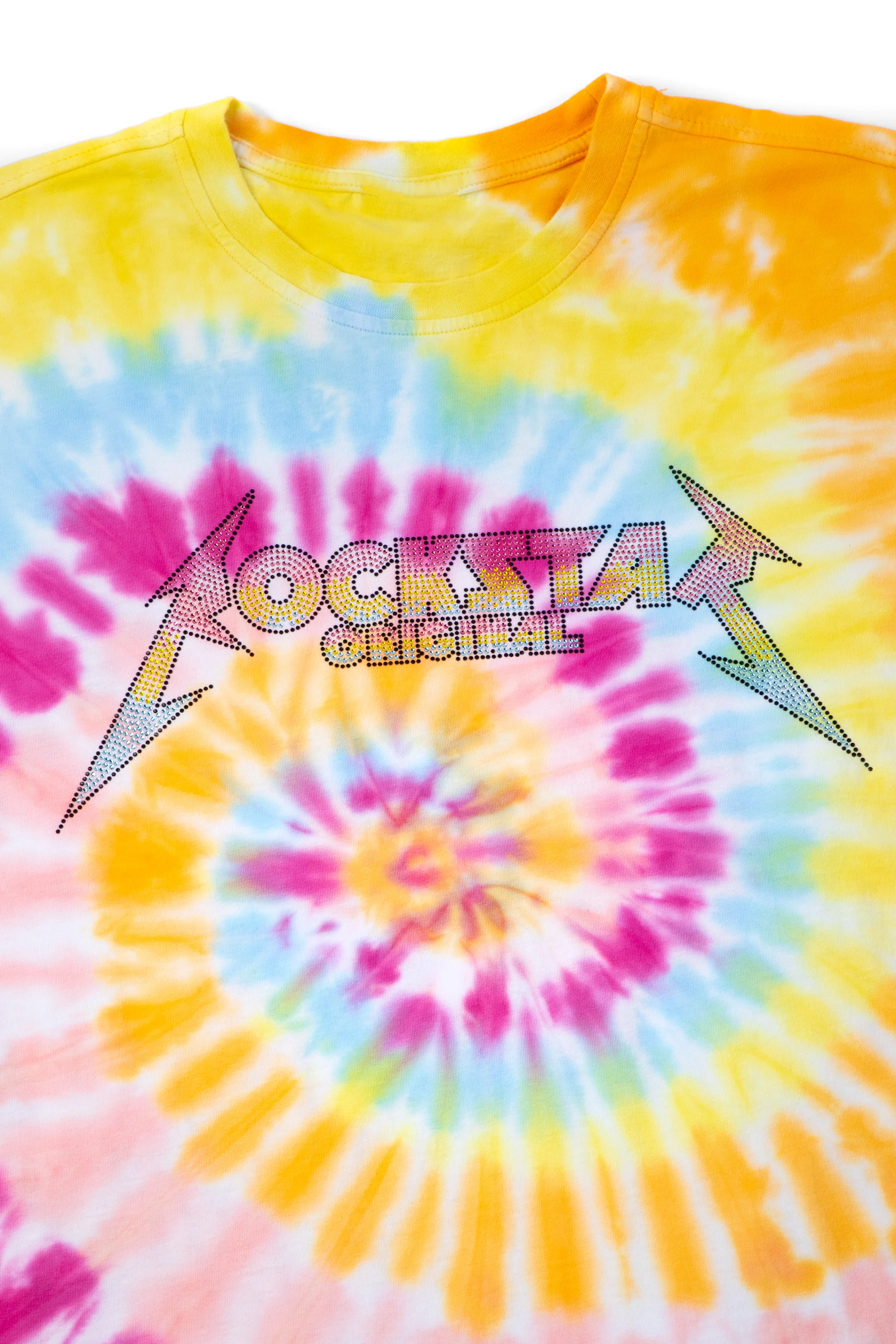 Kyler Tie Dye Short Set-Org/Pink - Image 7