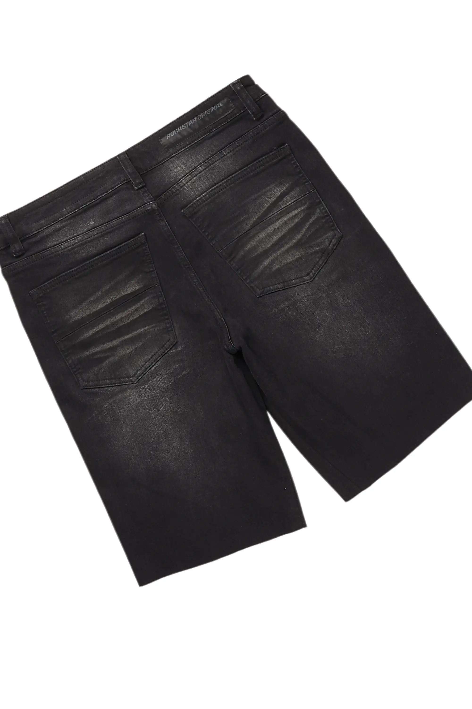 Brett Black T-Shirt/Denim Short Set - Image 10