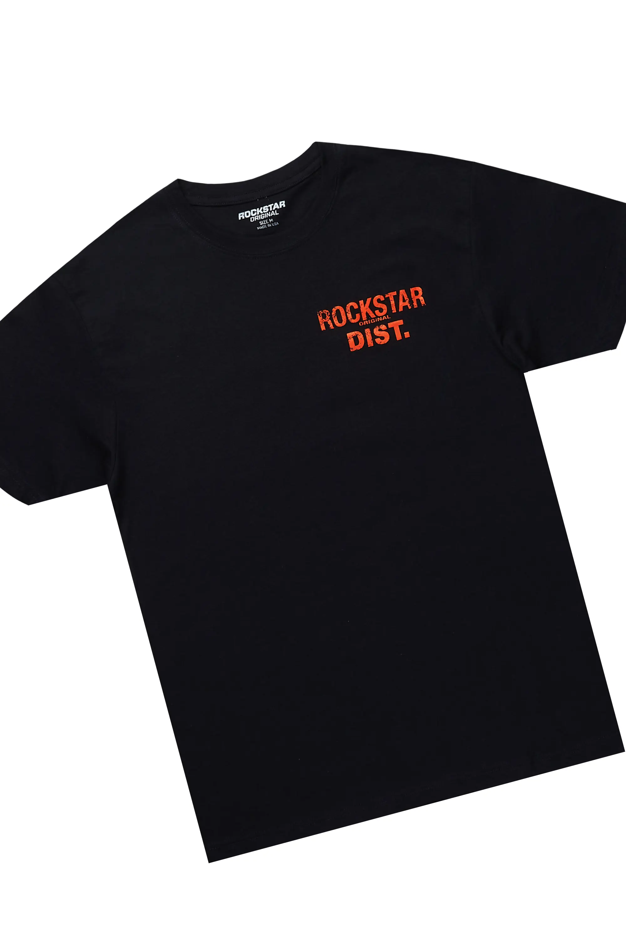 Brett Black T-Shirt/Denim Short Set - Image 7