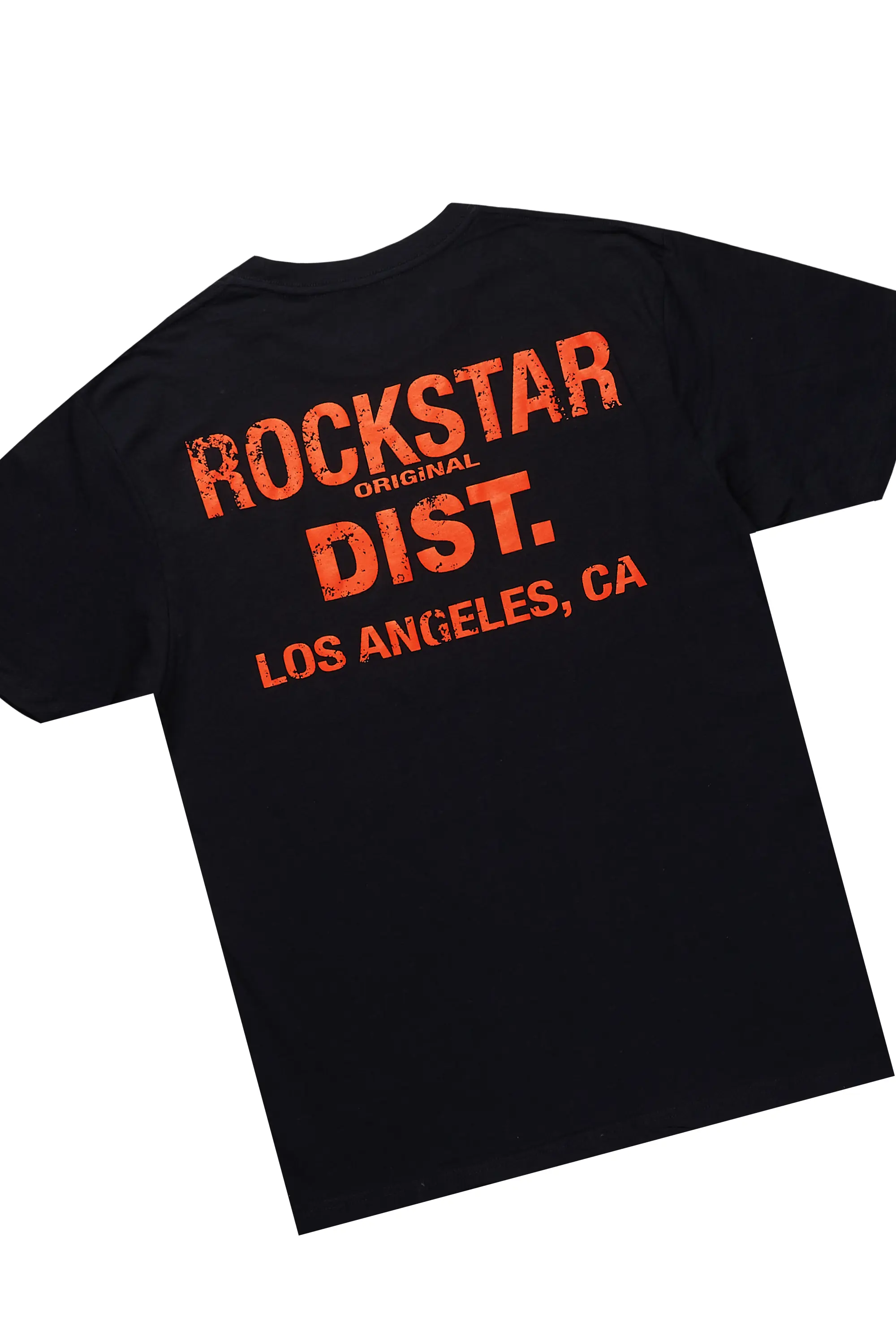 Brett Black T-Shirt/Denim Short Set - Image 8