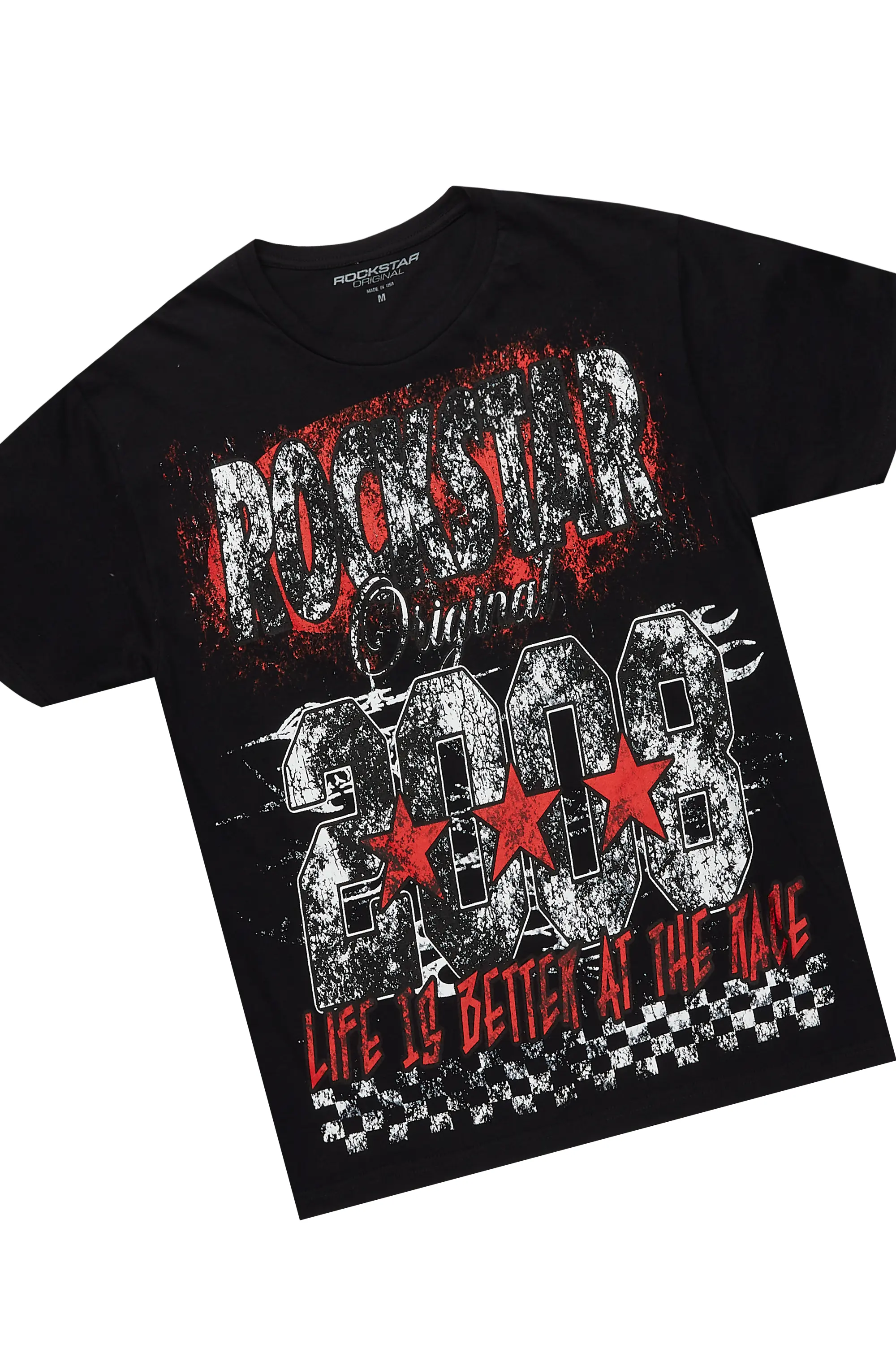 Ashlynn Black T-Shirt Short Set - Image 4