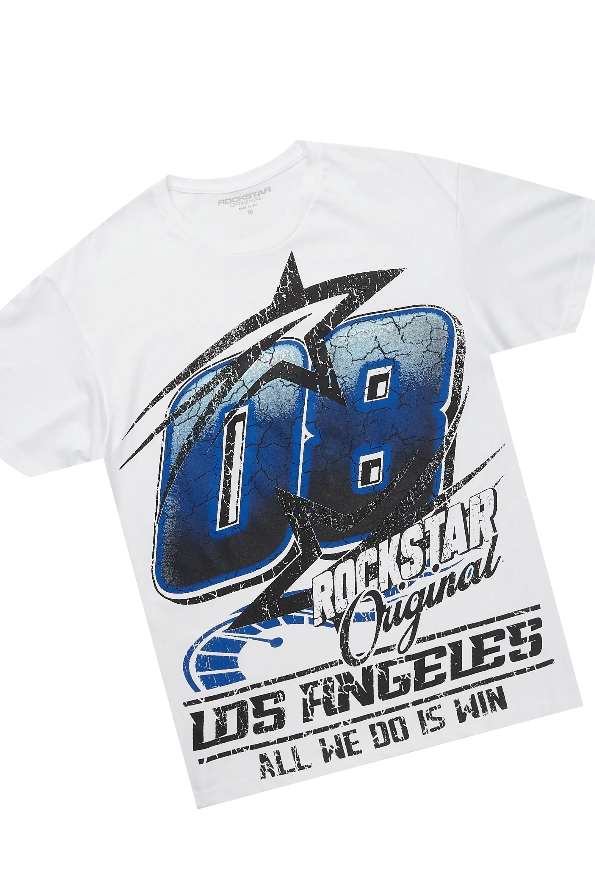 Kastell White/Blue T-Shirt Short Set - Image 7