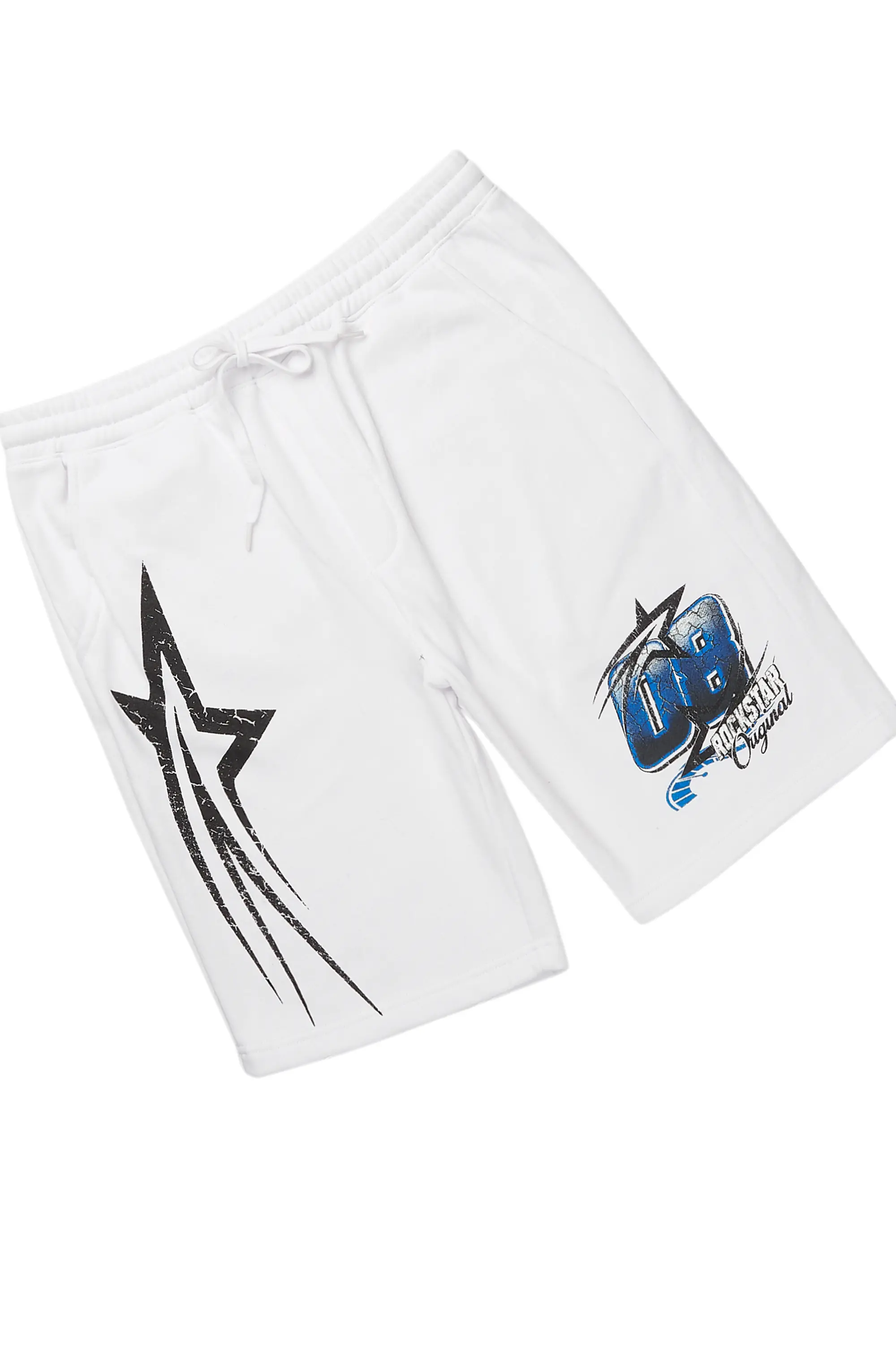 Kastell White/Blue T-Shirt Short Set - Image 8