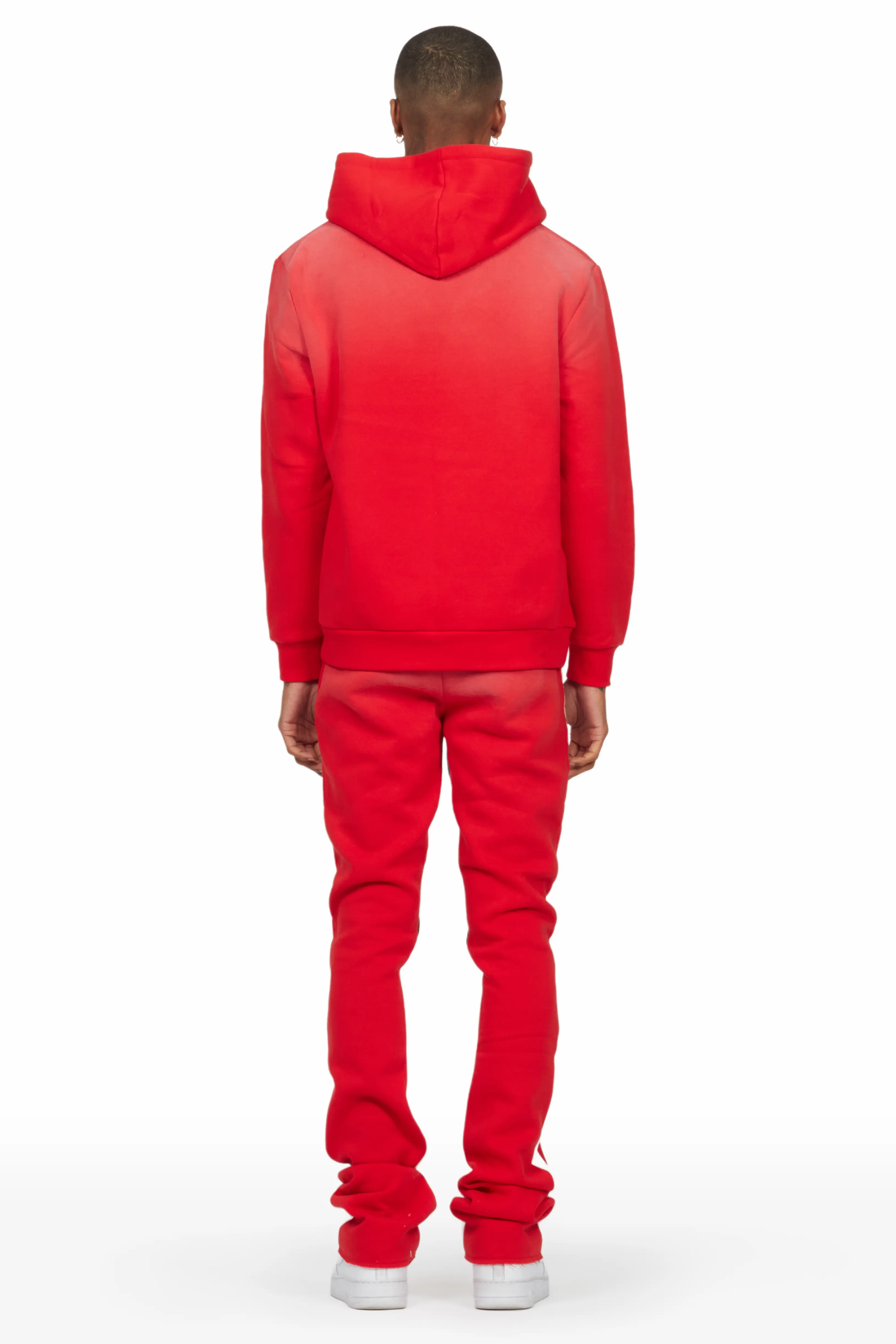 Rockstar Art Dist. Red Hoodie/Stacked Flare Set - Image 5
