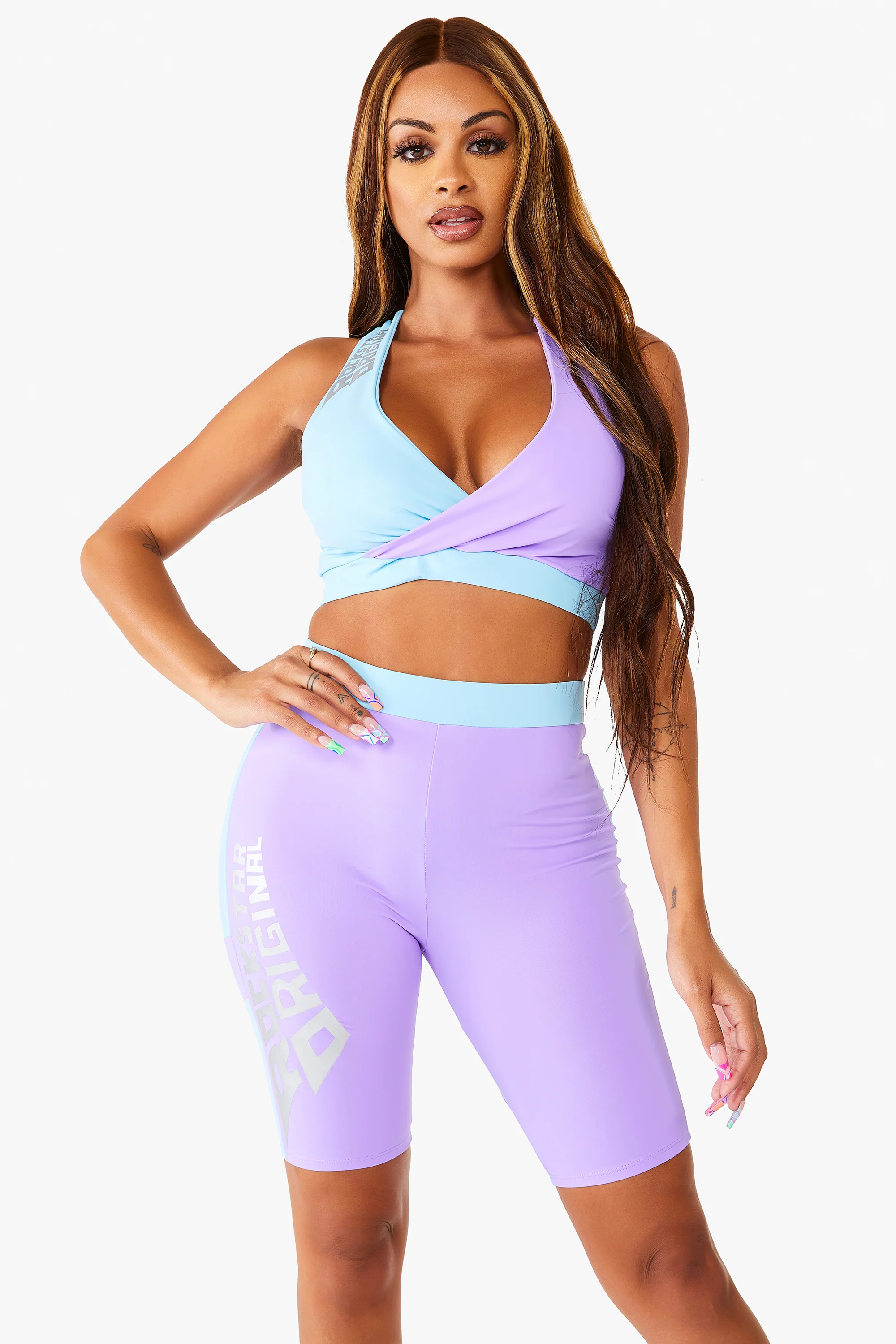 Bianca Active Biker Set - Blue - Image 3