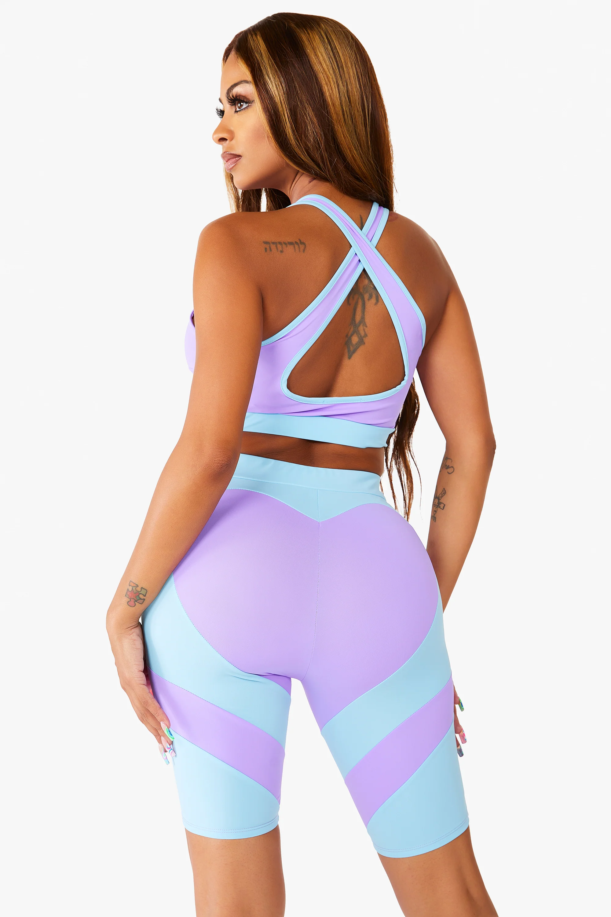 Bianca Active Biker Set - Blue - Image 4