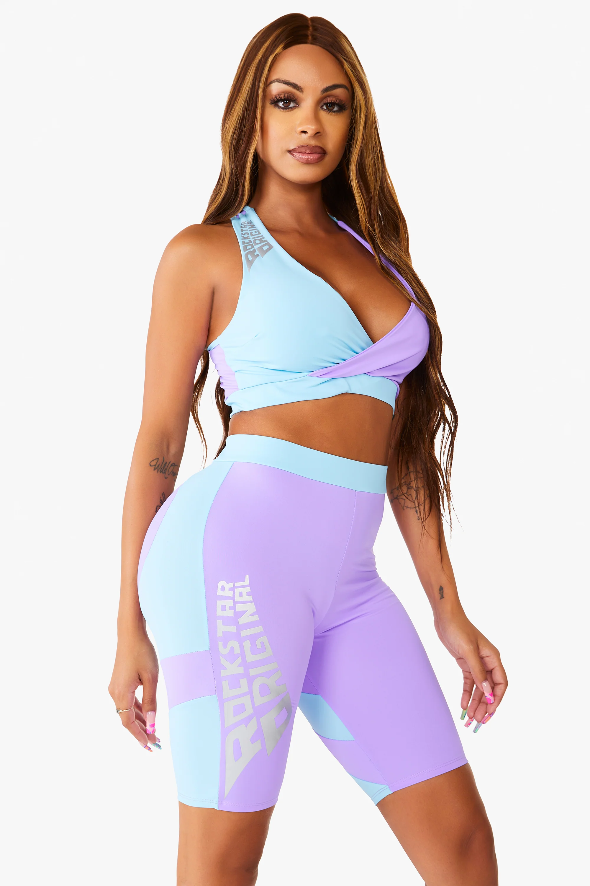 Bianca Active Biker Set - Blue - Image 7
