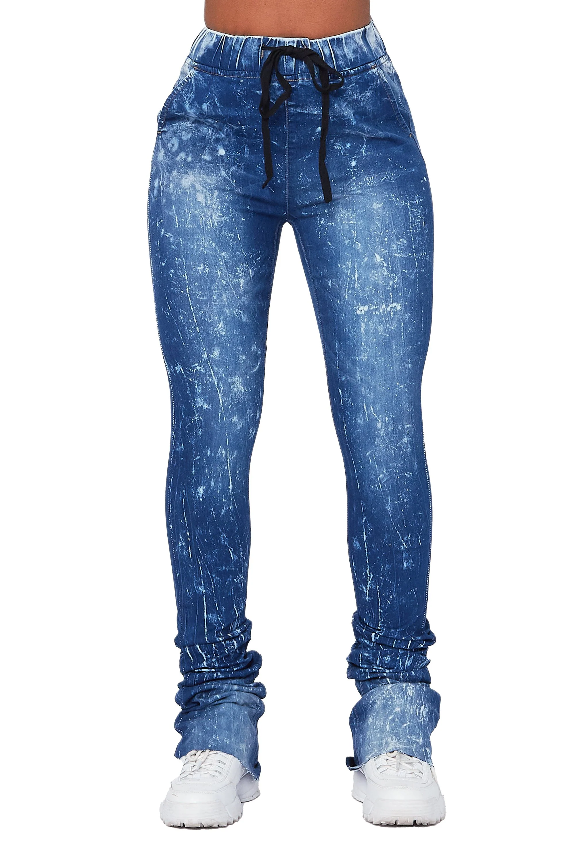 Audree Medium Wash Super Stacked Jean - Image 6