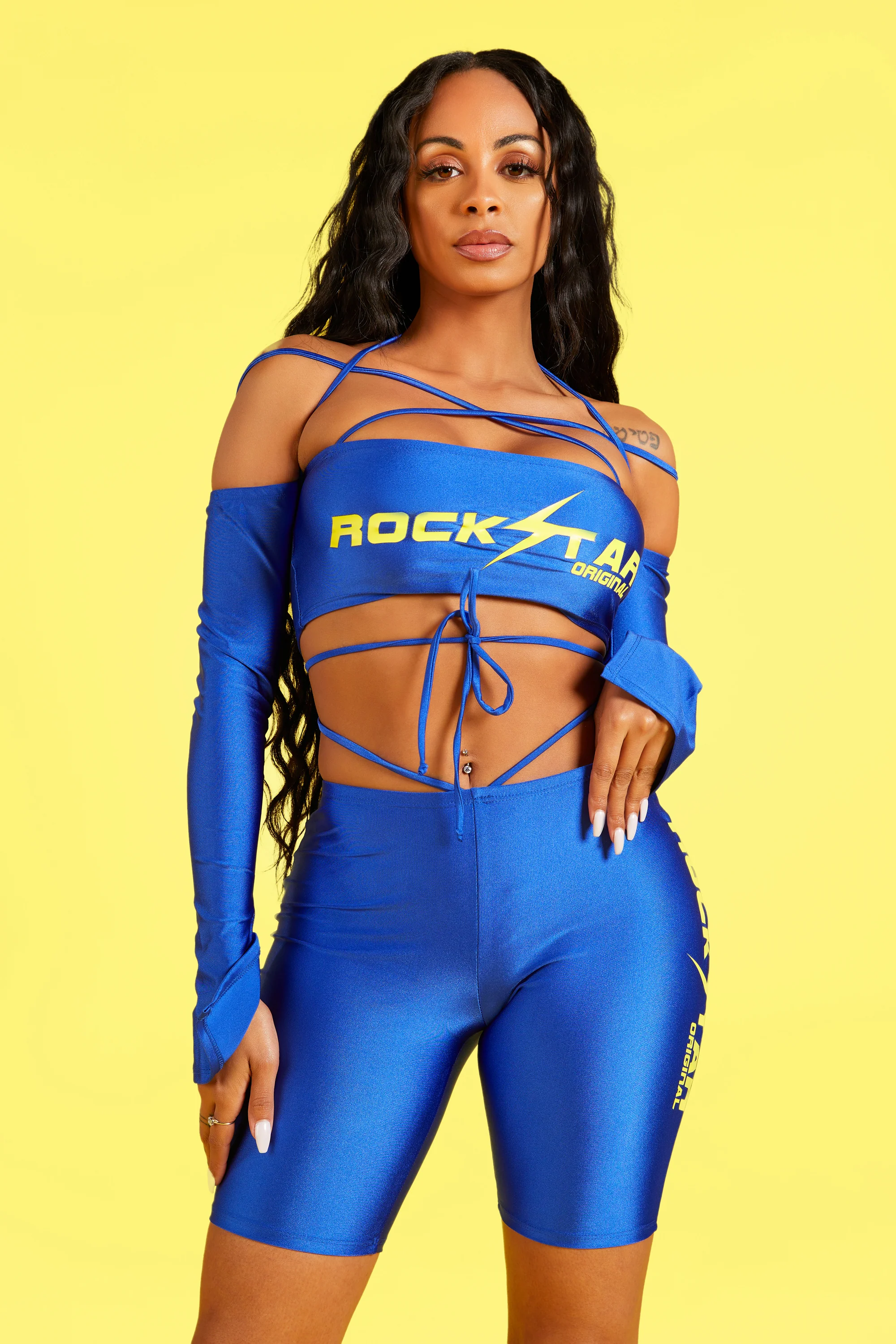 Amethyst Short Set - Royal Blue - Image 3