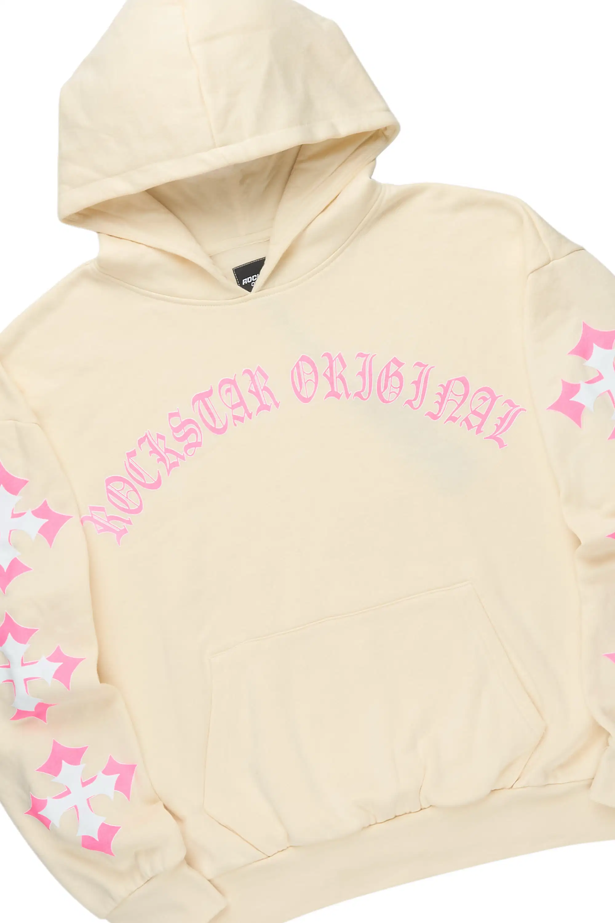 Kiyah Beige Baggy Fit Track Set - Image 6