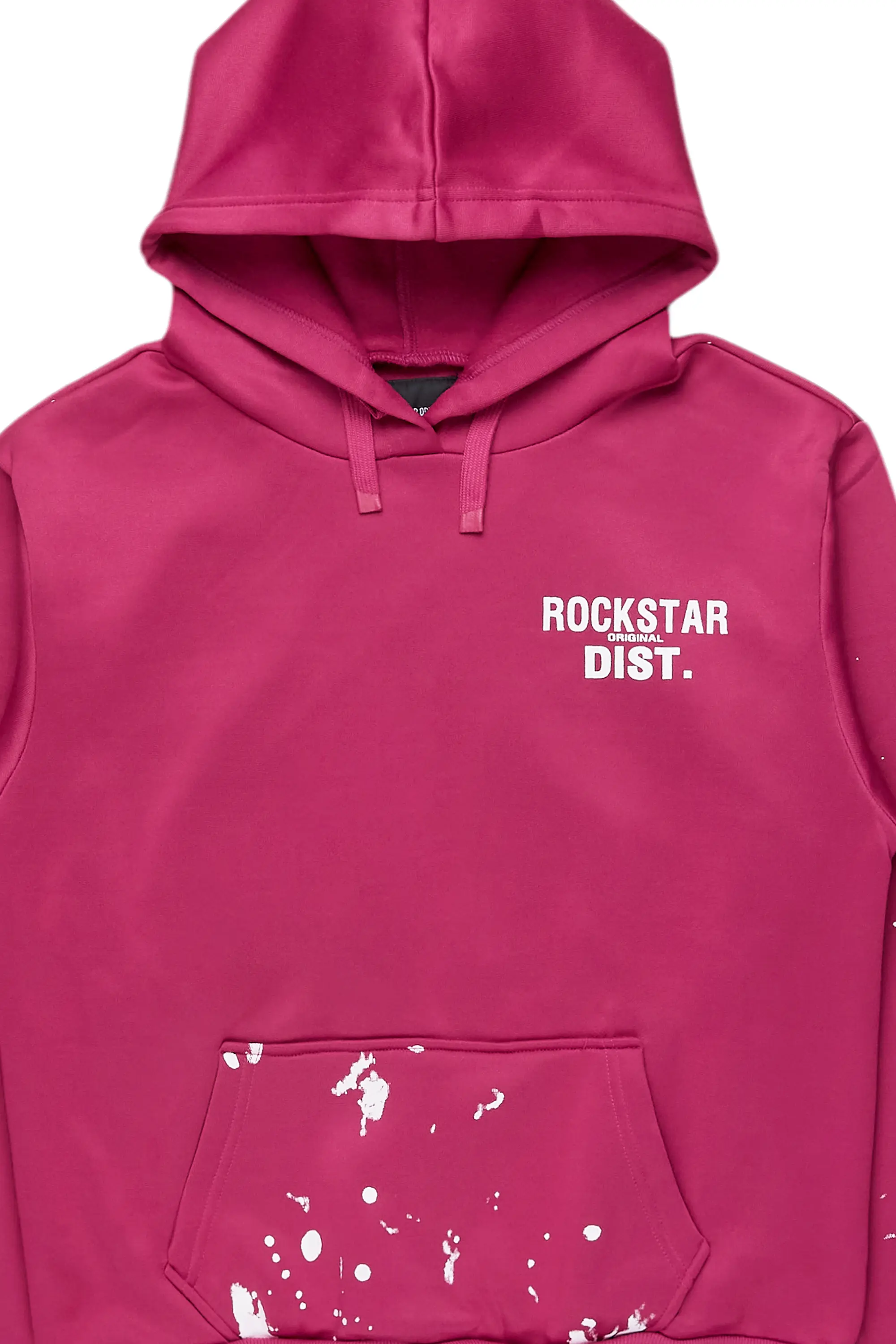 Nylia Fuchsia Oversized Hoodie - Image 10